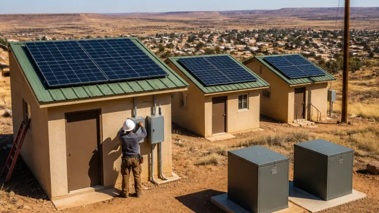Solar plus storage keeps three tribal buildings running through frequent outages